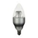 Candelabra LED Bullet tip clear Bulb SKCC4.0DLED27   by MaxLite (PACK OF 6)